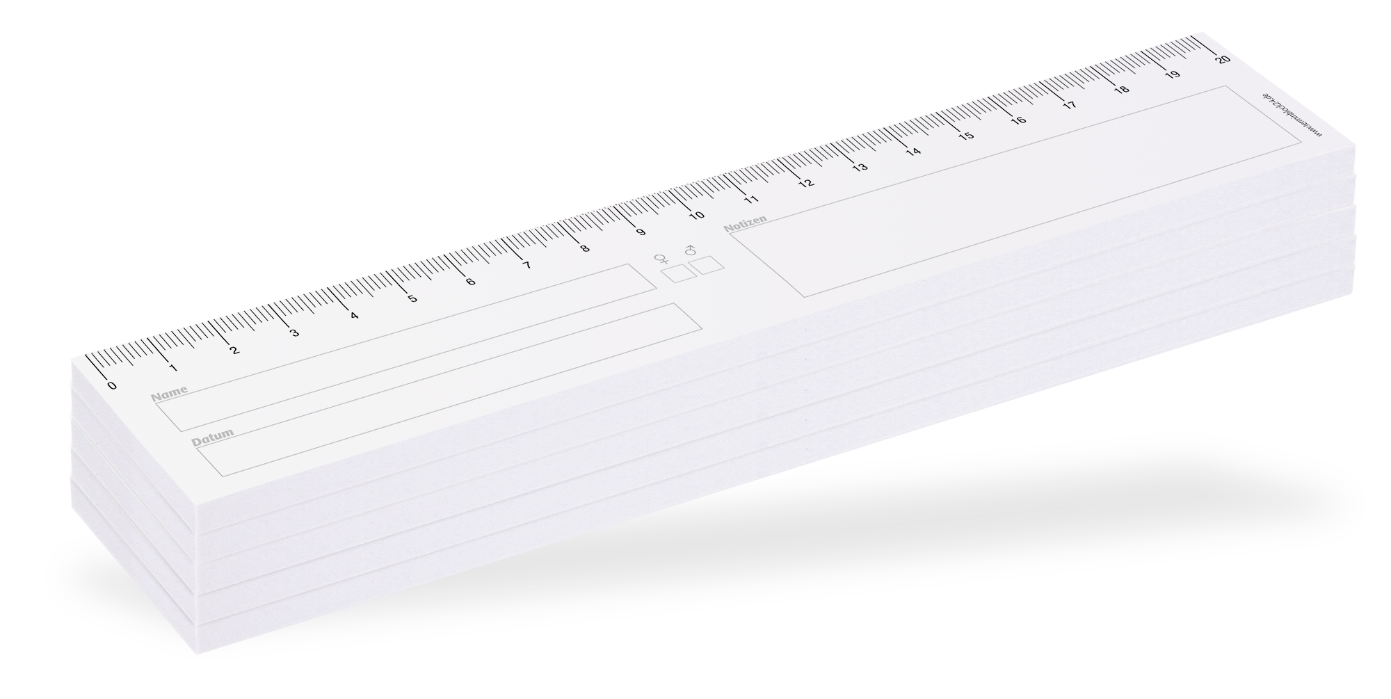 1217010102 BIZSTIX® Haftnotiz-Wundlineal 20 cm - 5er Pack BIZSTIX® Haftnotiz-Wundlineal 20 cm - 5er Pack