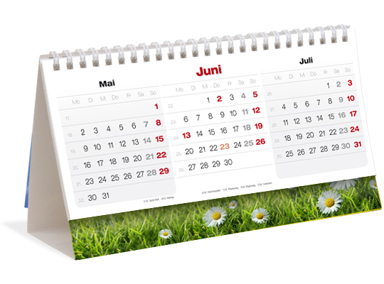 Tischkalender Steady zum aufstellen