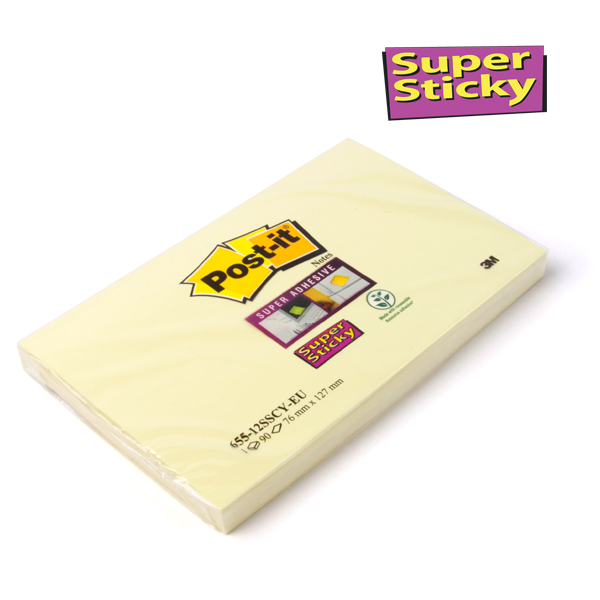 Post-it® Super Sticky Notes 127 x 76 mm