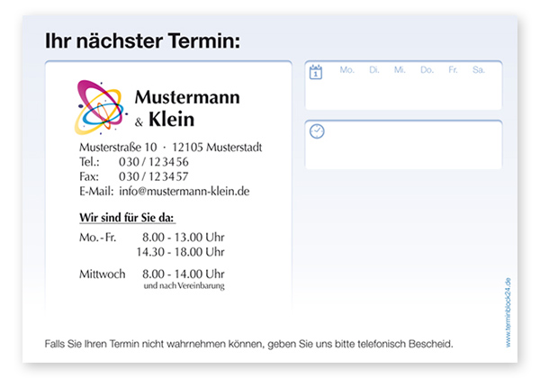 Terminzettel Classic #5.1