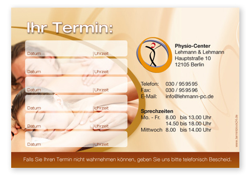 1214010637 Terminzettel "Spa" - 6 Termine Terminzettel "Spa" - 6 Termine