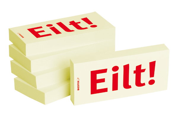 BIZSTIX® Business Haftnotizen "Eilt!" BIZSTIX® Business Haftnotizen "Eilt!"