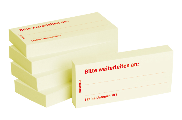 BIZSTIX® Business Haftnotizen "Bitte weiterleiten an" BIZSTIX® Business Haftnotizen "Bitte weiterleiten an"