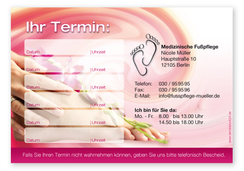 1214010635 Terminzettel "Streicheleinheiten" - 6 Termine Terminzettel "Streicheleinheiten" - 6 Termine