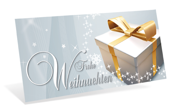 Gutscheinkarte Classic "Weihnachtszauber"