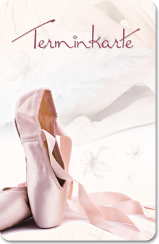 Terminkarte "Ballerinas" Terminkarte "Ballerinas"