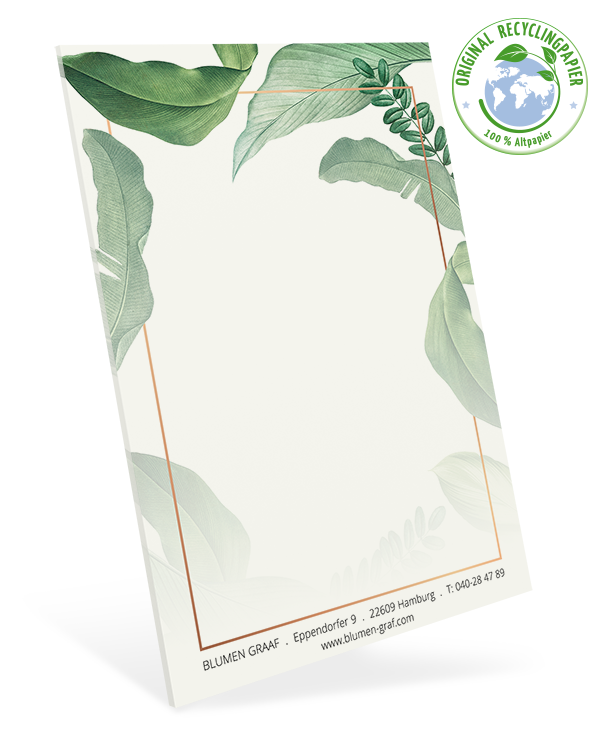 100104024009 Notizblock Recycling DIN A4 Notizblock Recycling DIN A4