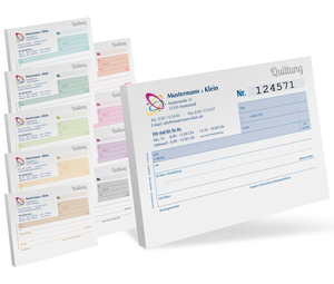1219010104 Quittungsblock #4 optional nummeriert Quittungsblock #4 optional nummeriert